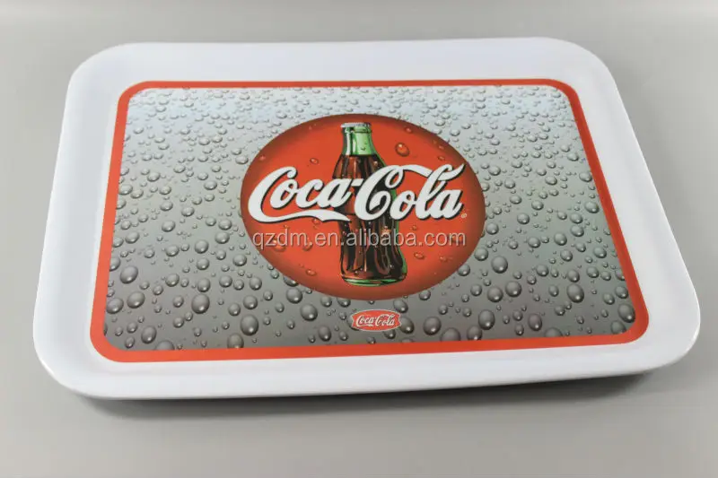 Plastic Dinner Tray Melamine rectangle food tray