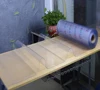 Eco-friendly DOP Material 0.6mm Thin Color Transparent Soft Waterproof Plastic Table Cloth Flexible Super Clear Pvc Sheet