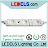 cul approved led light modules 3 points 12v 0.72w everlight 2835smd led 5 years warranty IP65