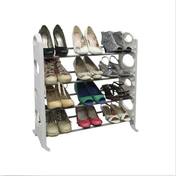 12 Pair Free Standing 4 Tier High Heel Shoe Rack Organizer Space Saving Racks White View High Heel Shoe Rack Foho Product Details From Yongkang Foho Sport And Leisure Co Ltd On