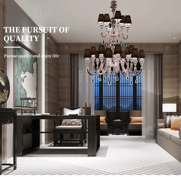 Italy style luxury glass chandelier