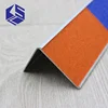 Outdoor step arresting carborundum aluminum straight angle stair nosing for ceramic tile