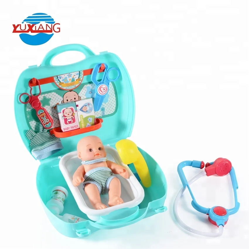 baby doll doctor play set