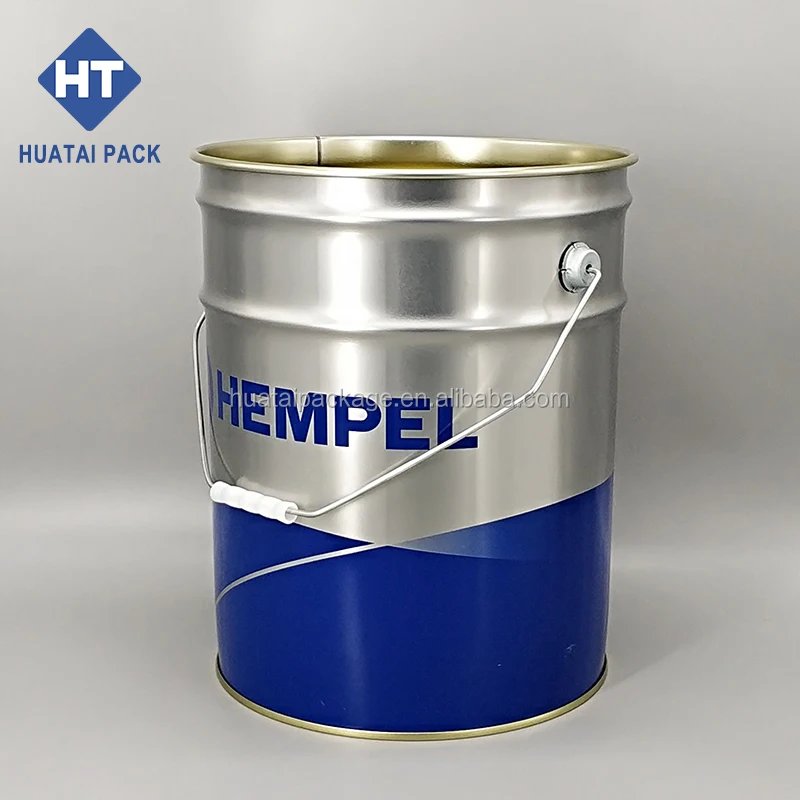 5 Gallon 20l Tapered Metal Chemical Paint Pail With Out Handle Lug