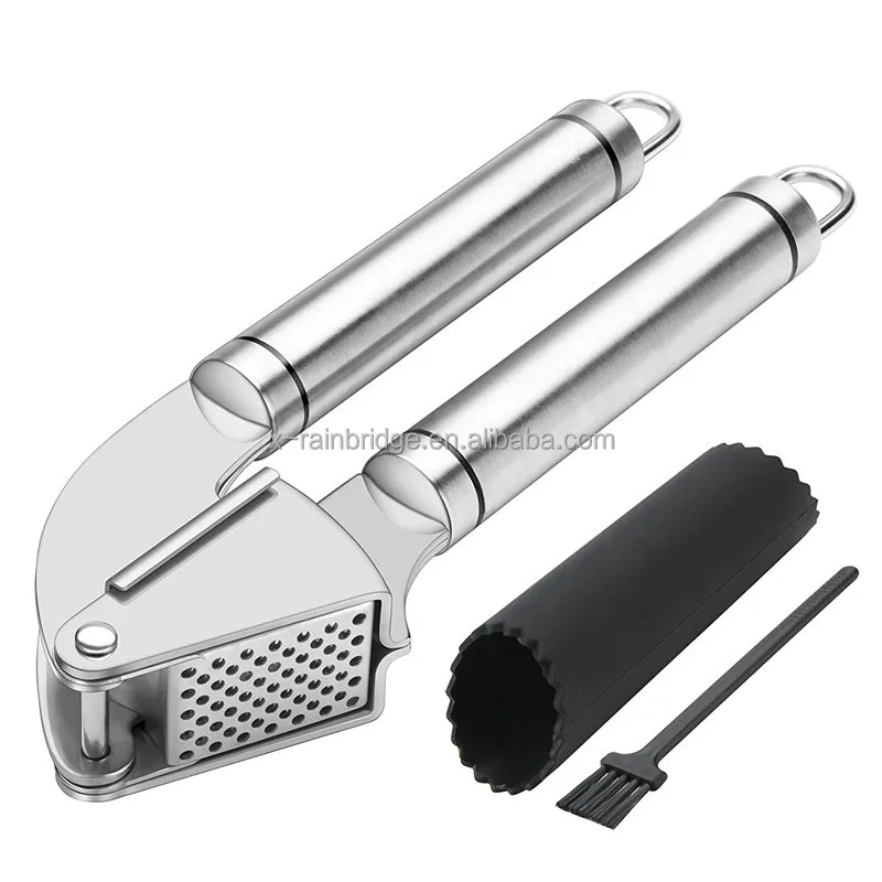 Buy Wholesale China Stainless Steel Garlic Press Manual Garlic Mincer  Chopping Garlic Tools Curve Fruit Vegetable Tool & Garlic Press at USD 1.75