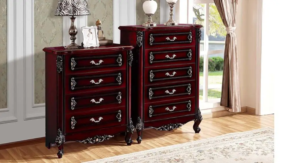 French Chinese Style Antique Chest Of Drawers With Solid Wood French Chinese Style Antique Chest Of