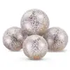 Glitter Beach Ball Confetti Beach Ball Inflated Party Ball for Summer Beach Favor, 16 inch, 24 inch