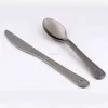 Specialized design PS plastic silver canteen two cutlery knife spoon