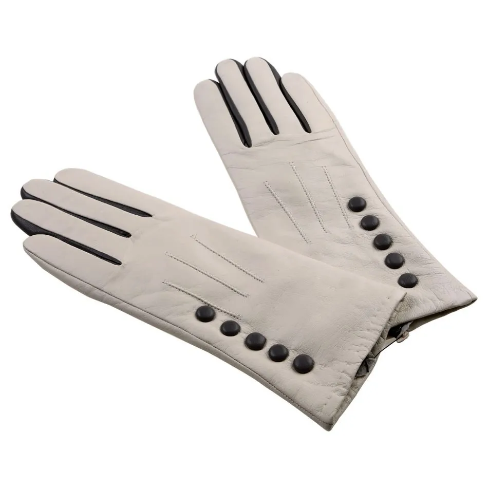 Beige ladies gloves Clearance