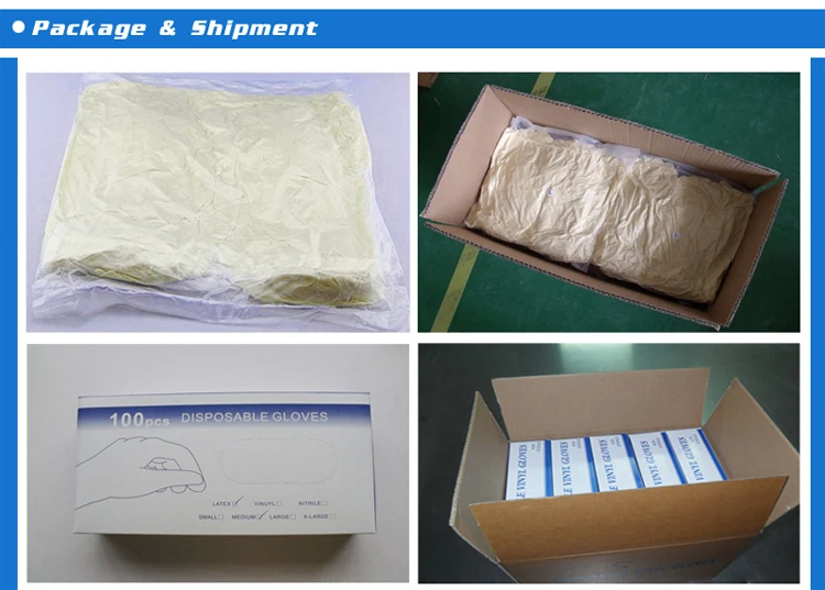 Colored disposable powder free nitrile gloves