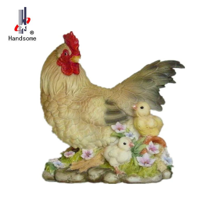 5 Small Resin Rooster Decor Animal For 5 Small Resin Rooster Decor Animal