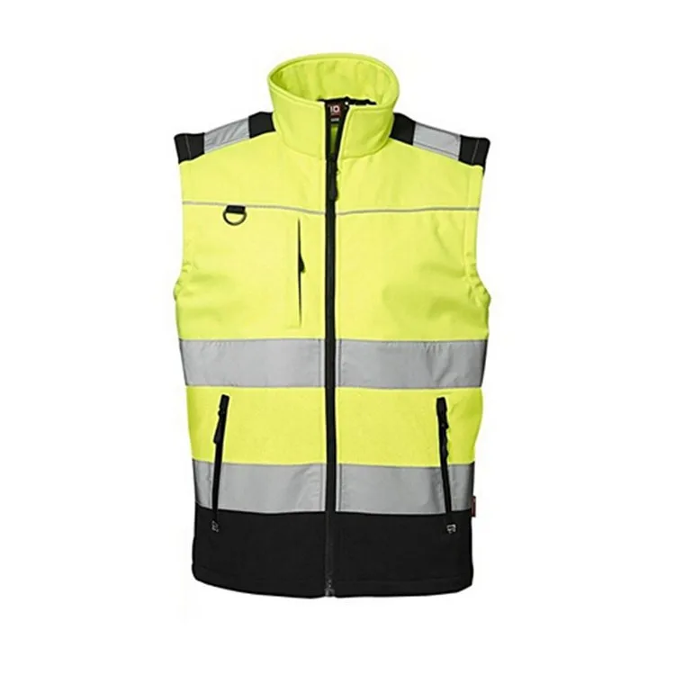 Hi Vis Reversible Fleece Lined Reflective Safety Vest - Buy Fleece ...