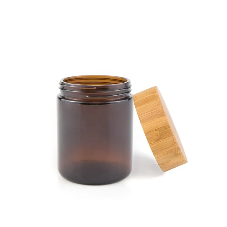High Quality And Environmental Amber Child Safe 2oz 4oz Glass Jar With