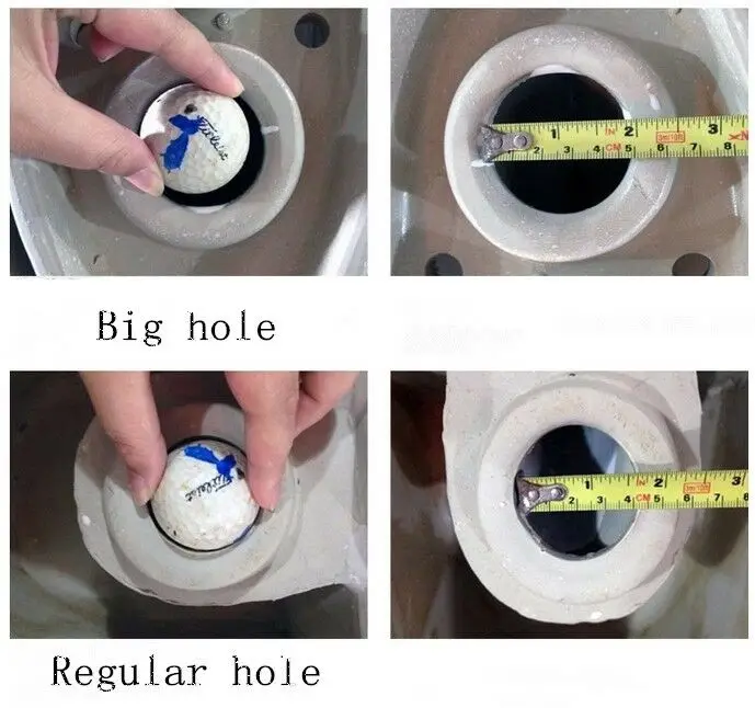 urinal hole compare