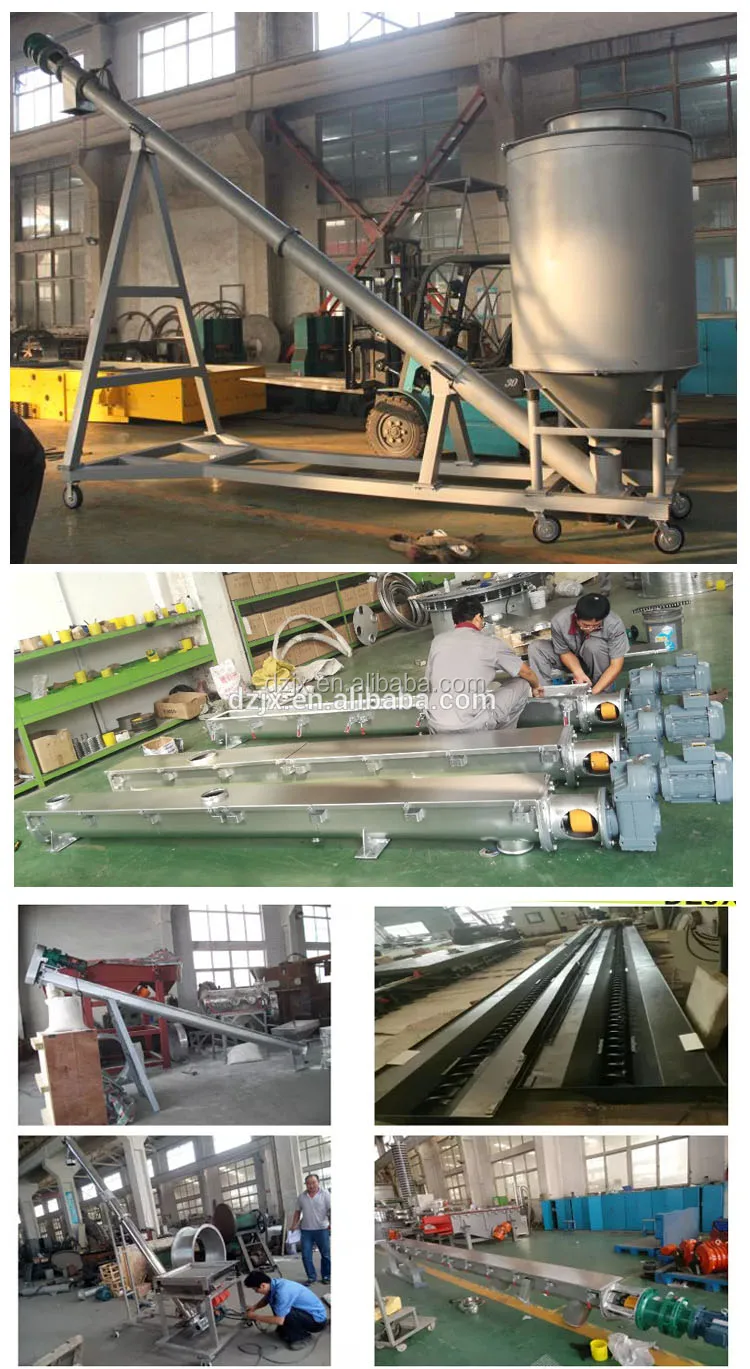 washing powder stainless steel ss304 u trough screw conveyor for