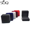 Luxury custom wedding engagement paper velvet jewelry display gift ring box