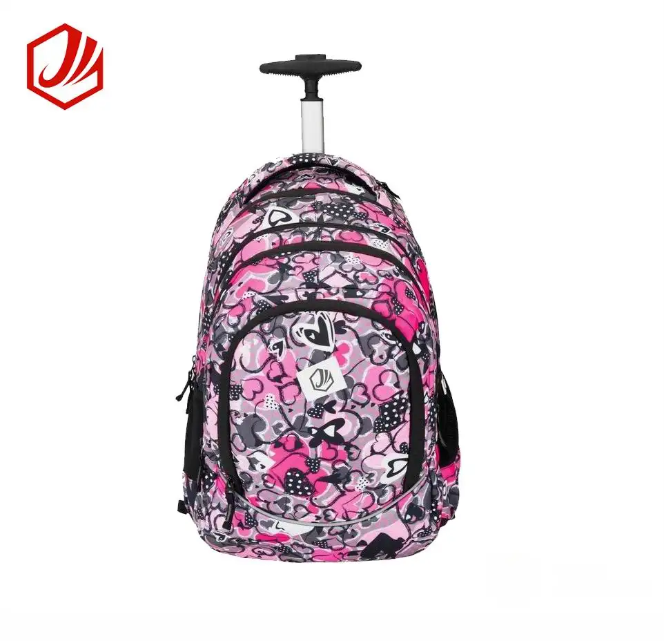 New Fashion Sublimation Printing Trolley School Backpack Bag With ...