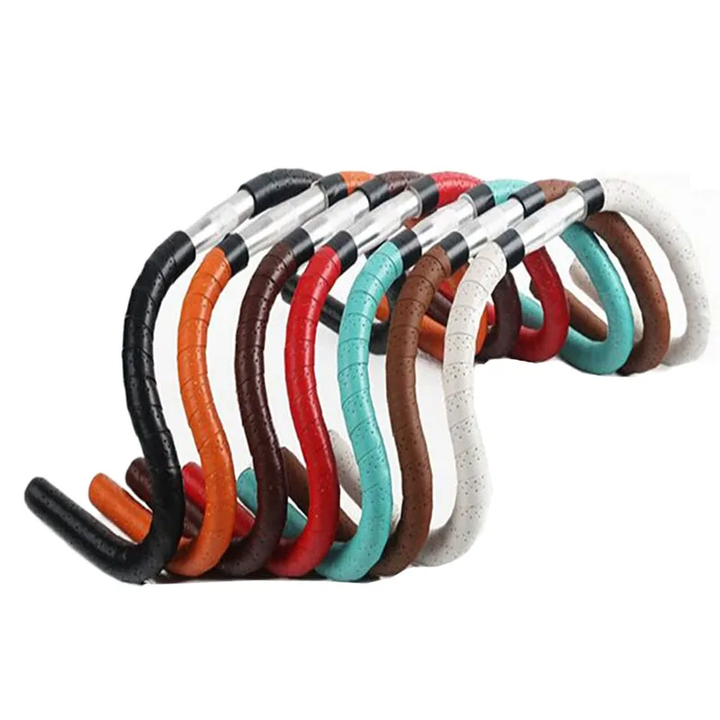 Double Bicycle Handlebar Tape Colorful Road Bike Strap Grip Tape