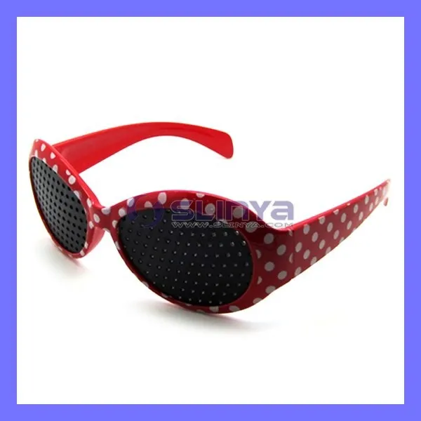 dioptric pinhole grid glasses