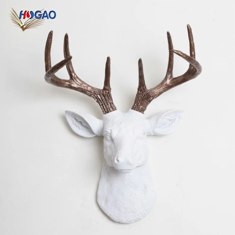 Colorful Oem Cheap Hanging Wall Animal Head Furniture Life Size Deer ...