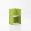 Modern Design Staff L Shaped Table Top Partition System Desk U Shape Wood Work Station Cheap Office Cubicle 4 Seats Workstation