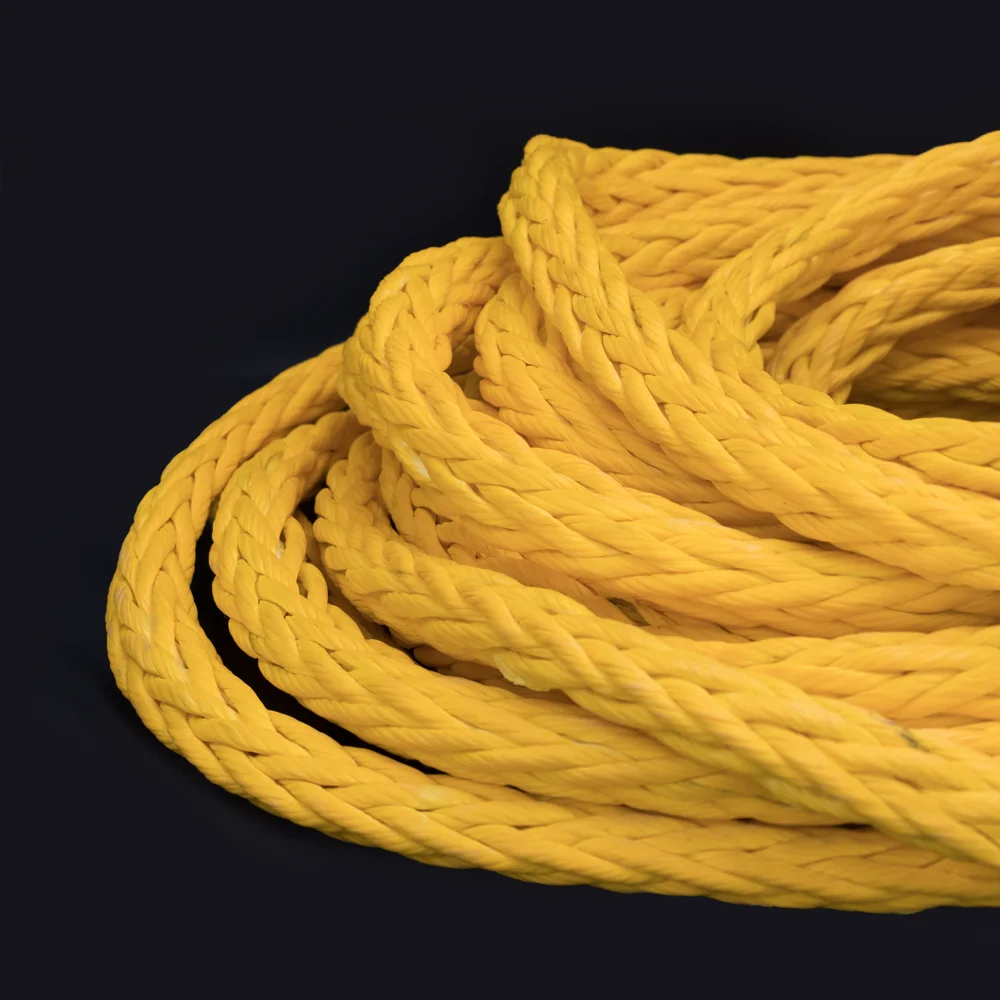 high tensile strength 12-strand fiber braided uhmwpe anchor rope