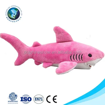 pink shark stuffed animal