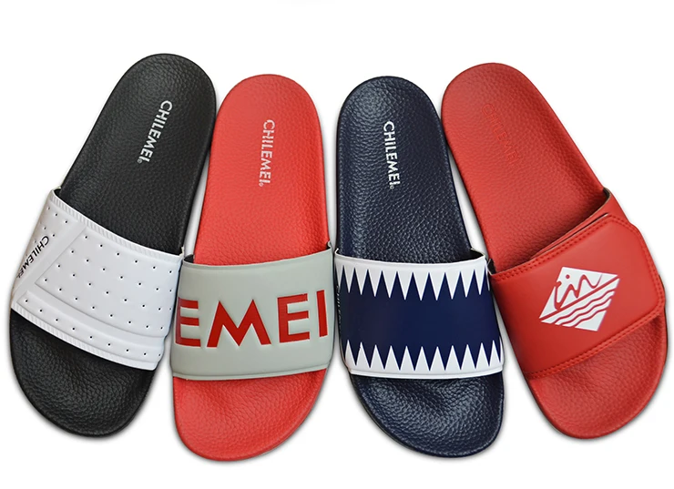 Pu Slider Personalized Slippers For Men Custom Made Sport Sandals ...