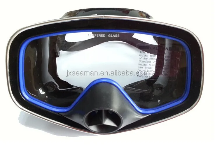 Classic Single Window Rubber Diving Mask With Purge Valve Scuba Diving