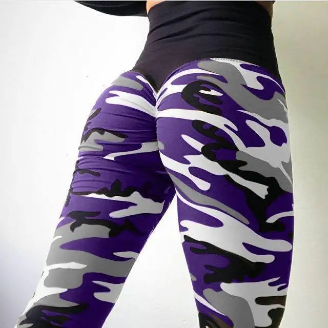 yellow camo leggings