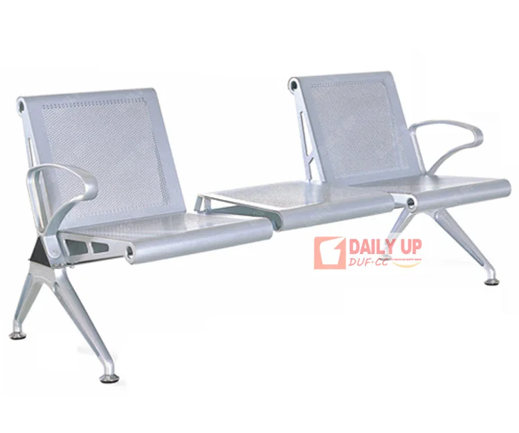 Public Seating Bench Auditorium Desk and Chair Metal Office Waiting Room Furniture