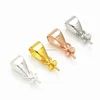 Wholesale Super Quality Jewelry Components 925 Sterling Silver Pendant Bails for Pearls Earrings