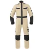 TWO spacious inset side pockets overall work clothes covered zipper with covered press-studs