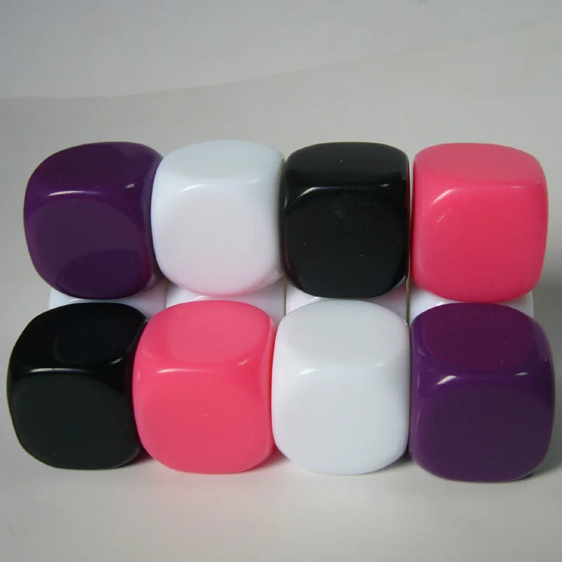 Custom High Quality Plastic Dice Printed Game Dice Engraved Colored