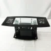 Flat glass coffee table for home using