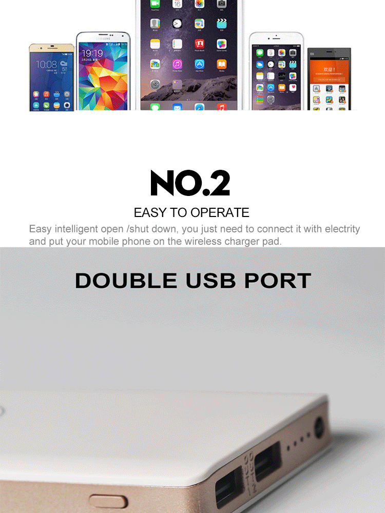 High Quality Outdoor Qi Panel Fast Charger Waterproof Wireless Portable 10000mah Original Power Bank - ANKUX.COM