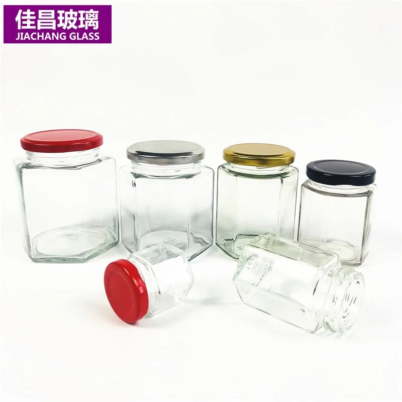 Goods In Stock 45ml 100ml 180ml 280ml 380ml 500ml 730ml Hexagonal Glass