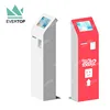 LSF06P Customize Tablet iPad Giving Kiosk with Printer, Queue Tablet iPad Kiosk Rental, Tablet PC Information Kiosk with Graphic