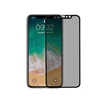 Full Coverage privacy screen protector for iPhone X,9H 3D Anti-Spy Sensitive Touch