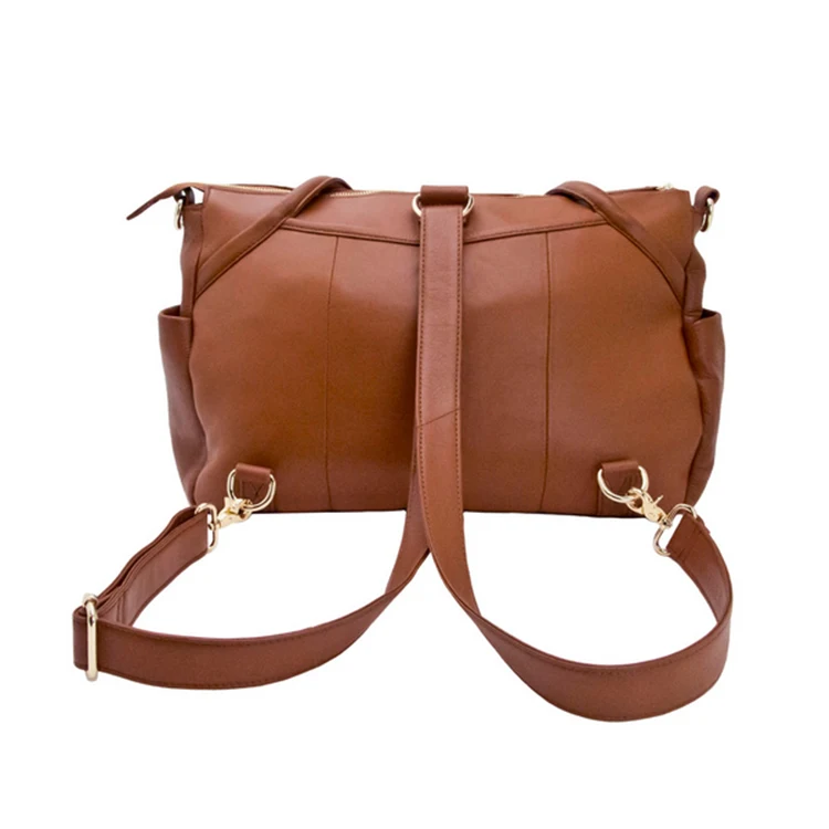 Real Leather Diaper Bag IUCN Water