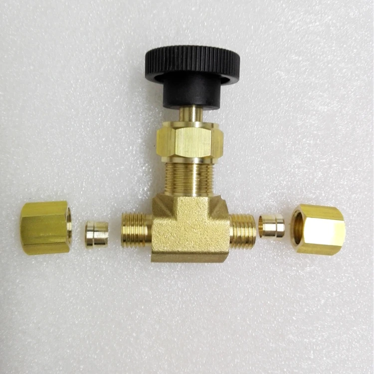 Single Ferrule Brass Needle Valve - Buy Brass Bite Type Needle Valve ...