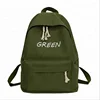 China suppliers promotional top quality plain canvas backpack cheap teenager school bag backpack for girls