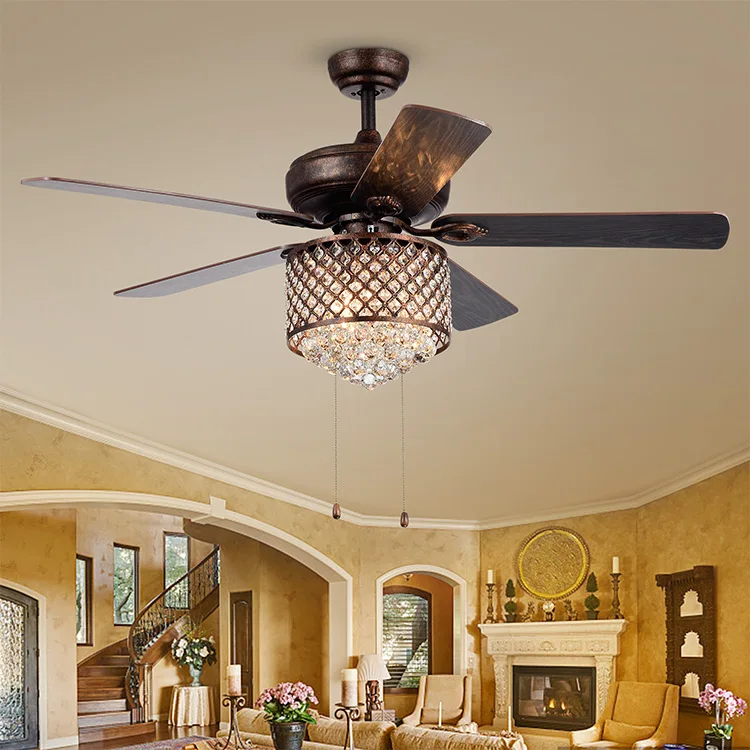 3 Gang Moderne Ventilateur de plafond éclairage Fan Lampe Ventilateur Lumière avec contrôleur 