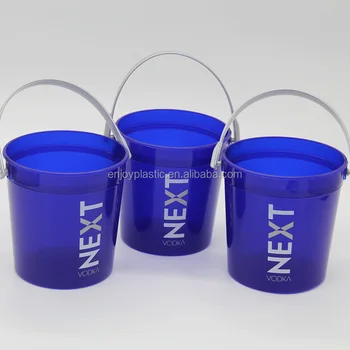 small plastic ice bucket