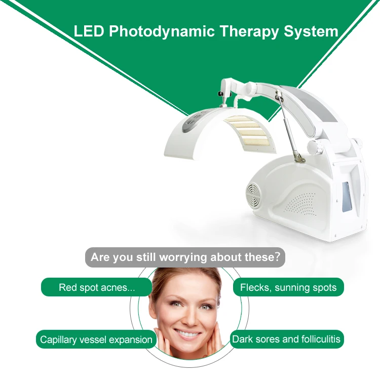 biolight phototherapy lamp pdt led therapy skin whitening treatment facial toning device