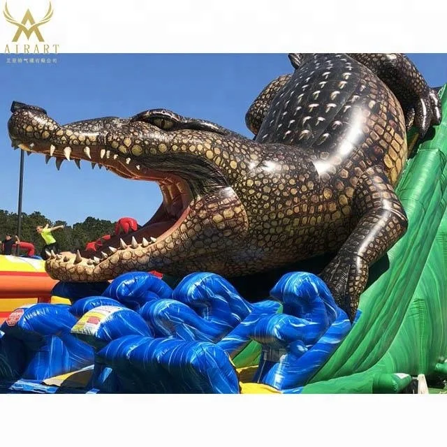 Giant Inflatable Crocodile Model / Inflatable Alligator Animal For ...