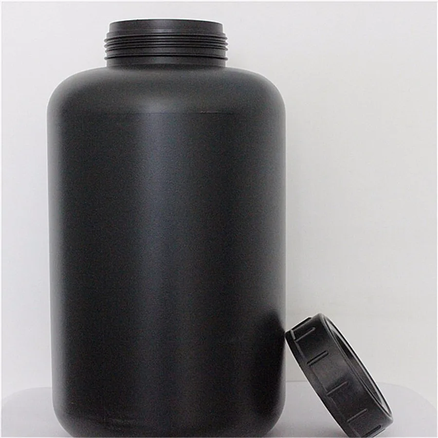 Hdpe Round Black Or White Powder 1kg Container 500ml 5000ml Plastic