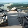 Stainless steel glass balustrade steel table for unit weight fences and gates