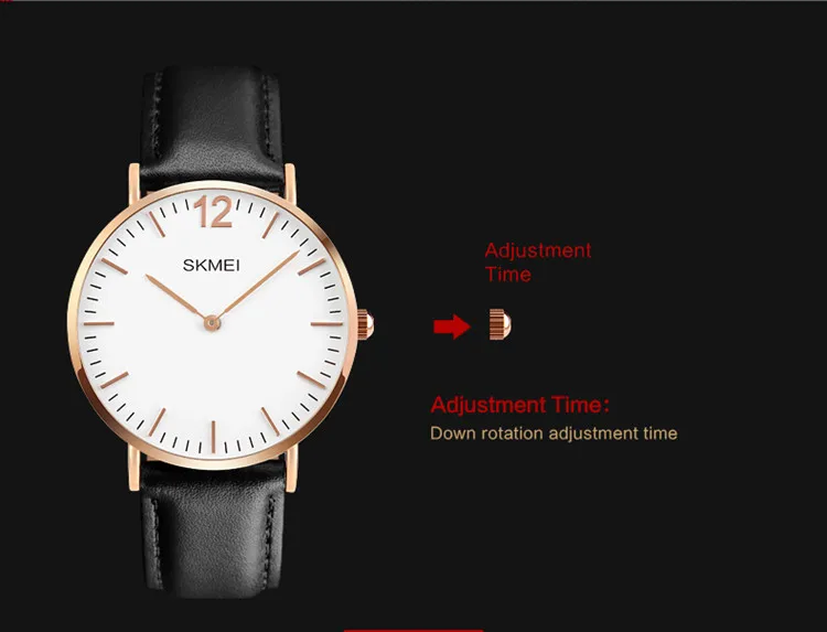 Skmei 1181 Новое поступление 2018 индивидуальный новый дизайн деловые часы Металлические наручные часы кварта часы Япония для мужчин с кожаным ремешком