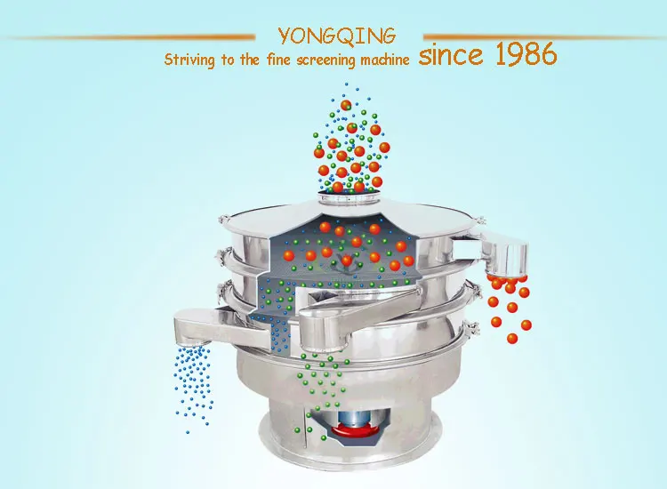 rotary drum vibrating sifter for pollen popcorn lavender sieving